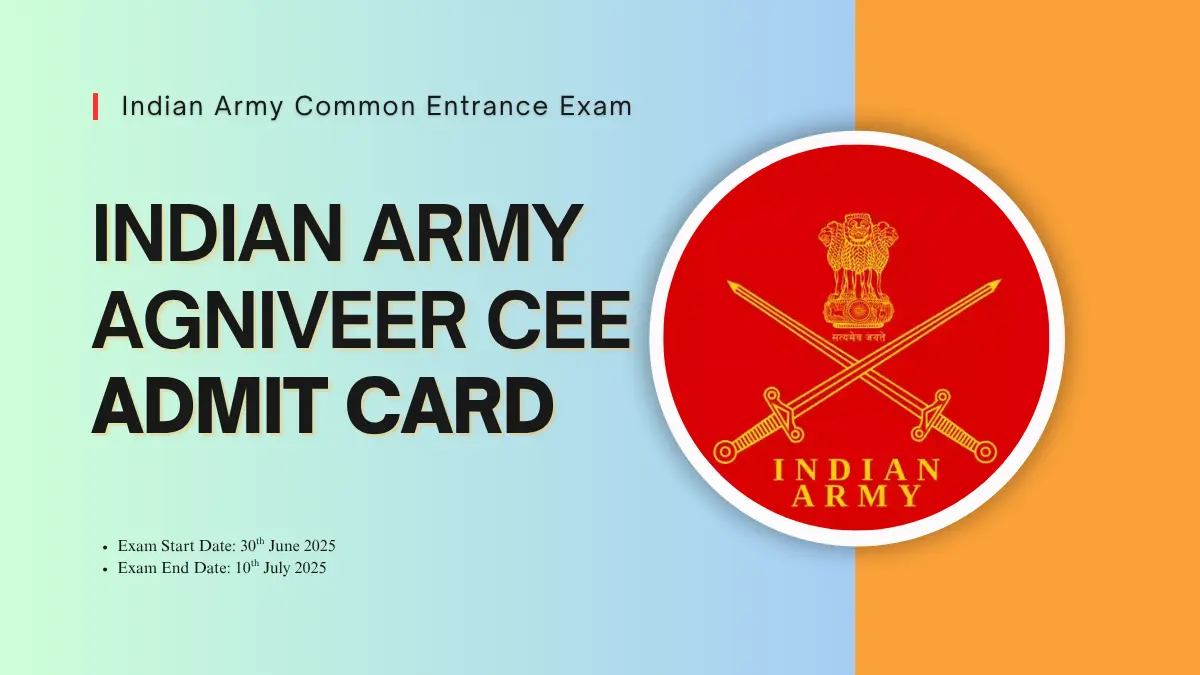 Indian Army Agniveer CEE Admit Card