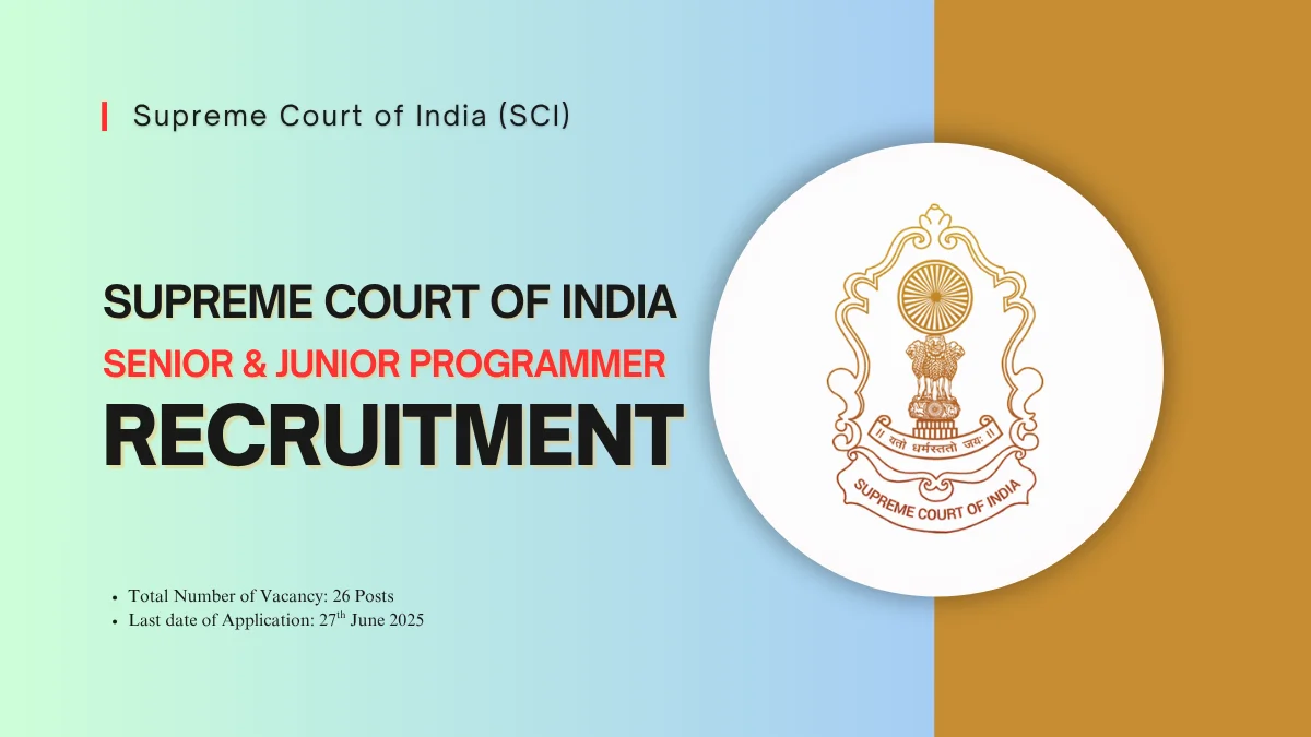 SCI Recruitment 2025, Supreme Court of India Jobs, Court Assistant Vacancy, SCI Programmer Recruitment, Central Govt Jobs 2025, Apply Online SCI, SCI Job Notification, Supreme Court Assistant Jobs, IT Jobs Supreme Court, Sarkari Naukri 2025,