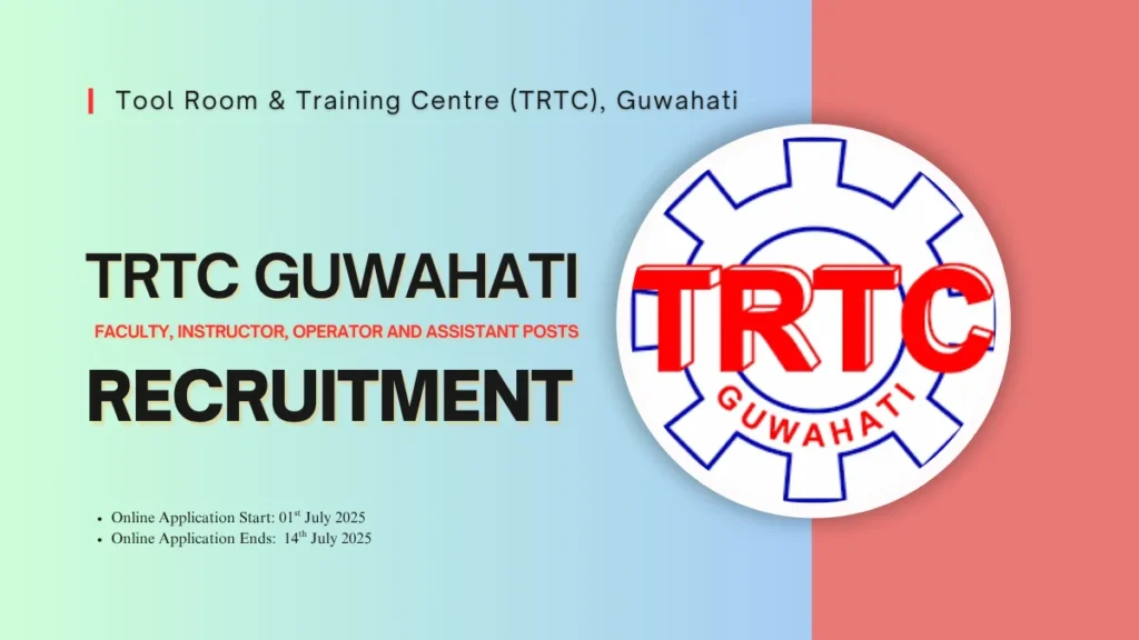 TRTC Guwahati Recruitment 2025