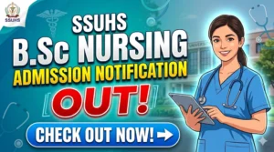 SSUHS BSc Nursing Admission