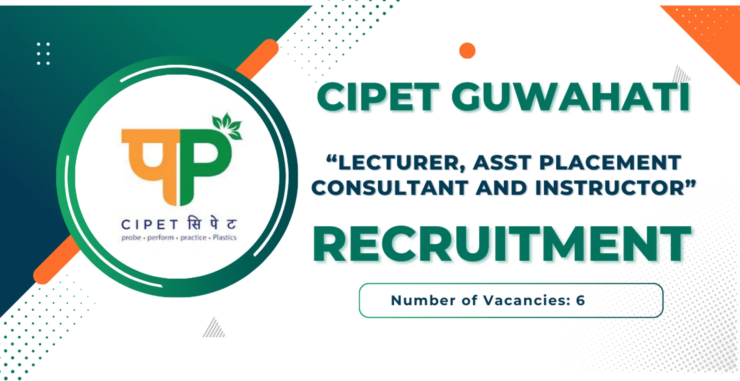 CIPET Guwahati Recruitment 2026