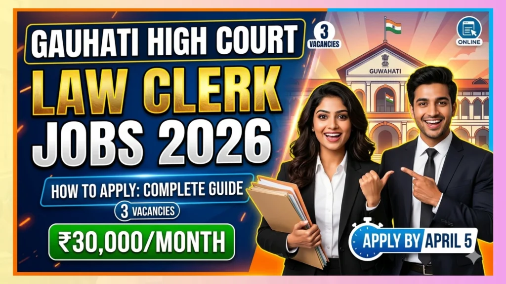 Gauhati High Court Law Clerk Recruitment 2026