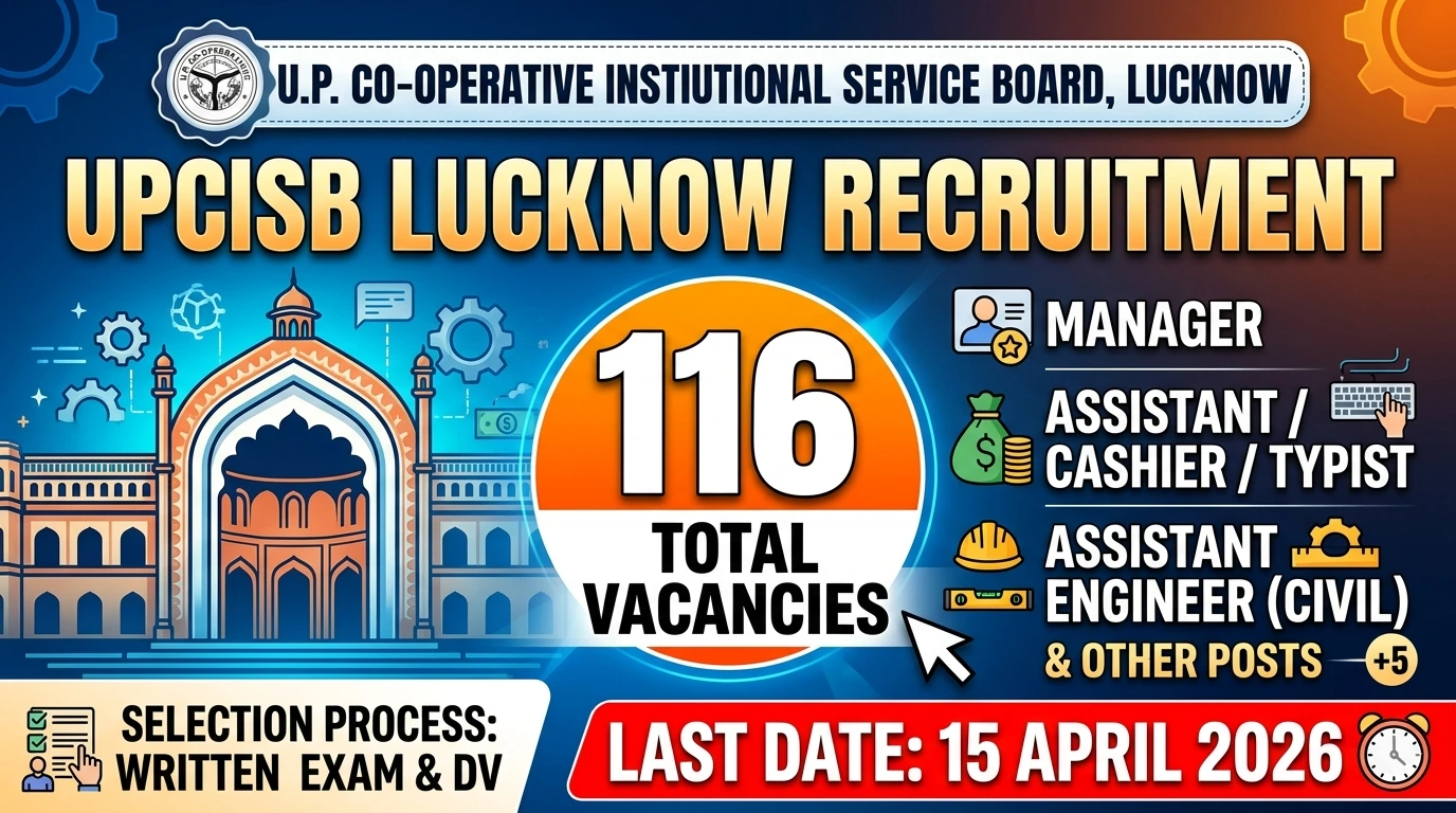 UP Co-operative Bank Recruitment 2026