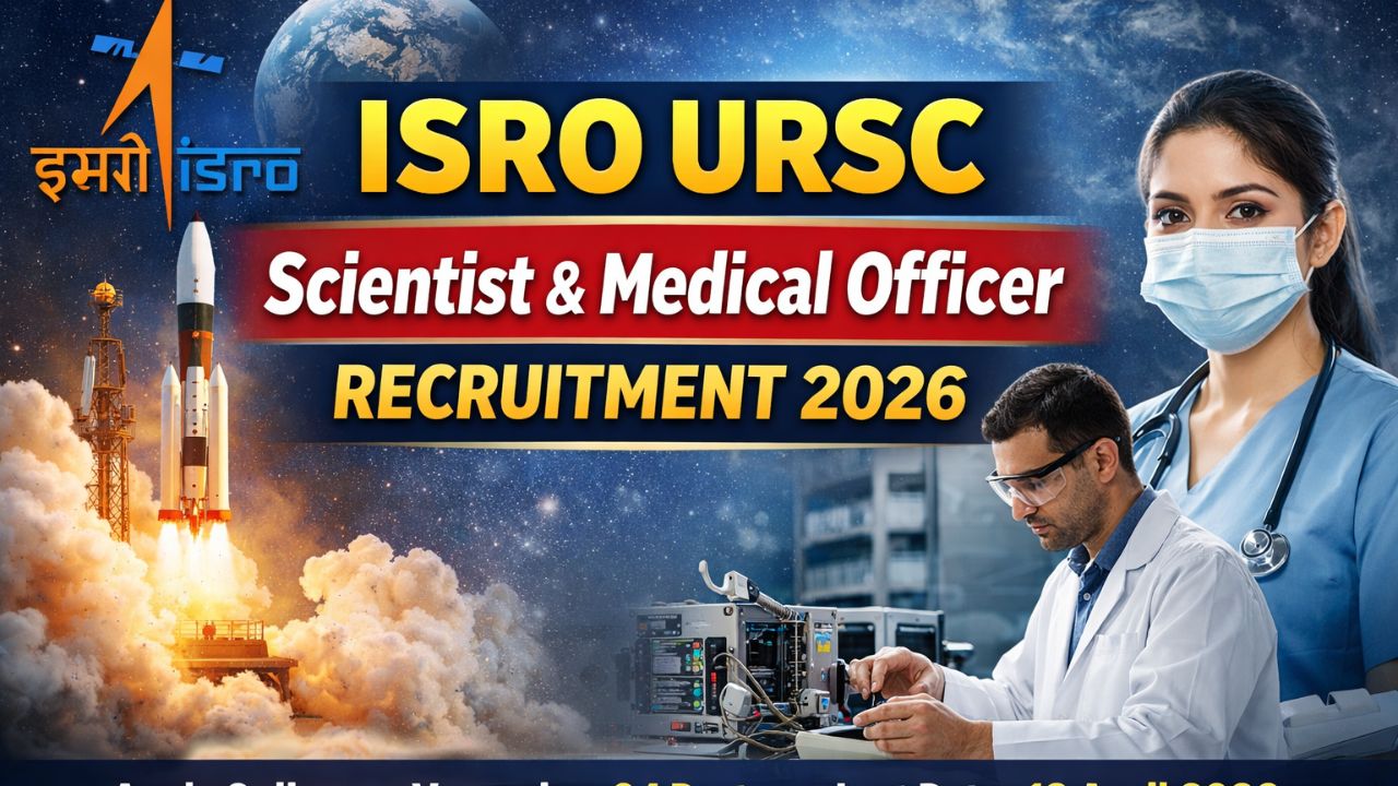 ISRO URSC Recruitment 2026, ISRO Recruitment 2026 Apply Online, ISRO Scientist Engineer Vacancy 2026, ISRO URSC Notification 2026 PDF, ISRO Jobs 2026 for Engineers, ISRO Medical Officer Recruitment 2026, how to apply for ISRO URSC recruitment 2026, ISRO scientist engineer eligibility 2026, ISRO URSC apply online last date 2026, ISRO recruitment 2026 for freshers and experienced, ISRO URSC salary and selection process 2026, ISRO Recruitment 2026, ISRO Jobs, Scientist Engineer Vacancy, Govt Jobs 2026,