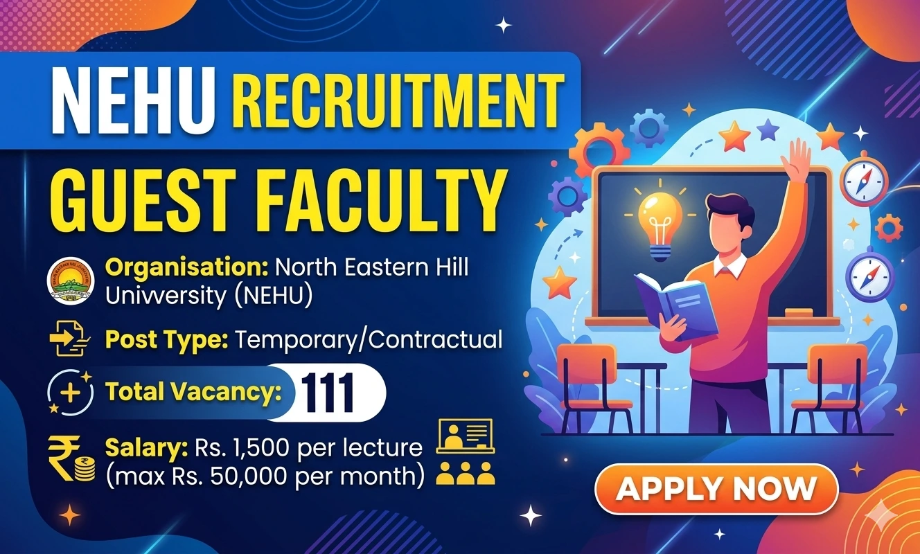 NEHU Recruitment 2026
