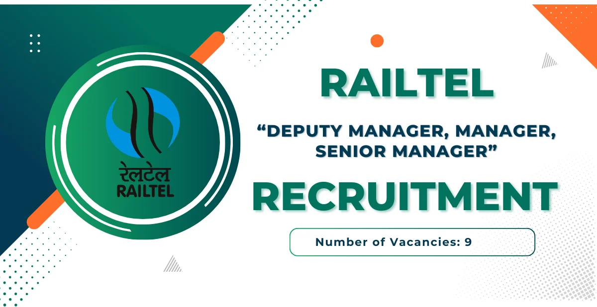 RailTel Recruitment 2026