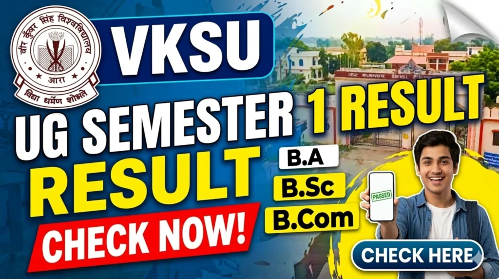 VKSU UG Semester 1 Result