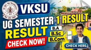 VKSU UG Semester 1 Result