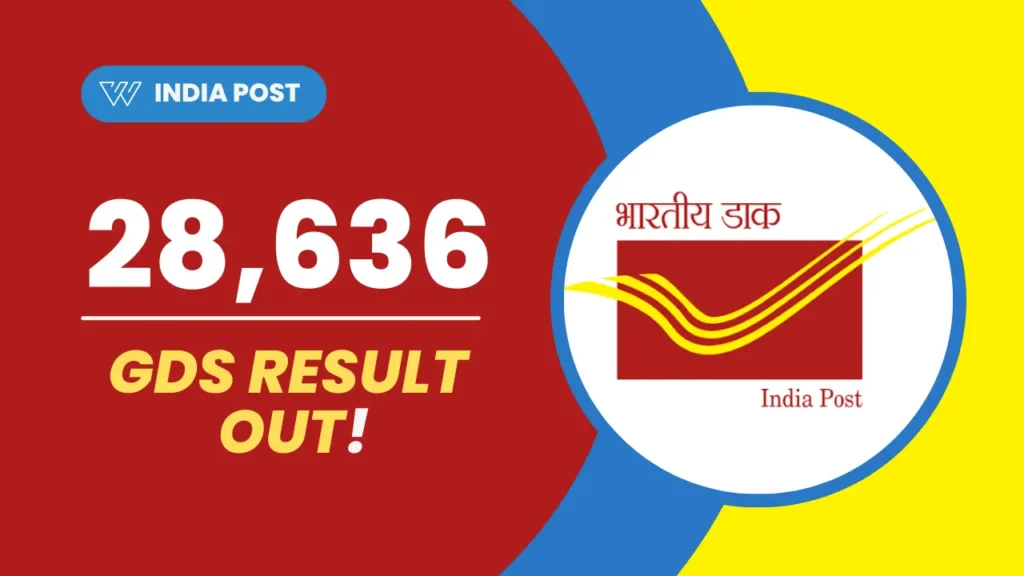 ndia Post GDS Result 2026 Declared