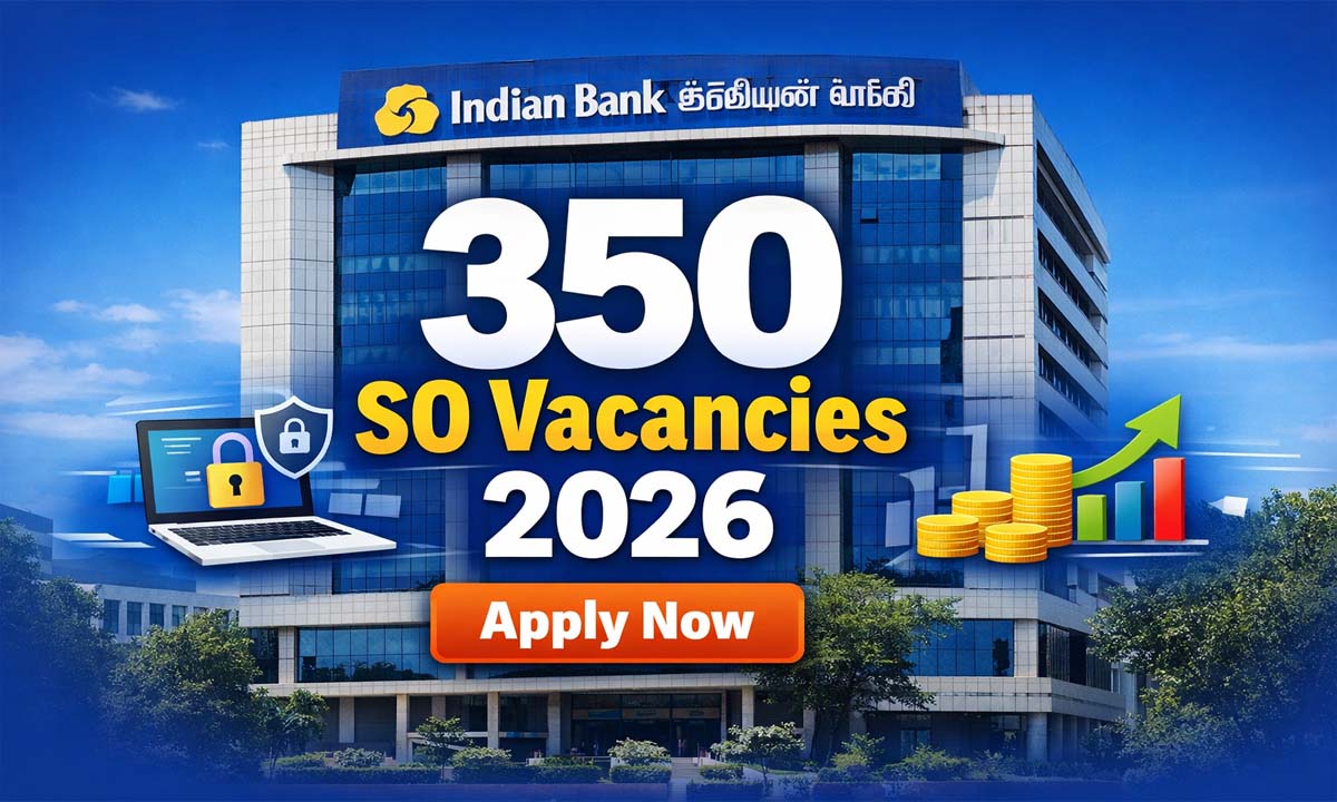 Indian Bank SO Recruitment 2026